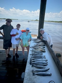 Fishing in Shell Beach, Louisiana