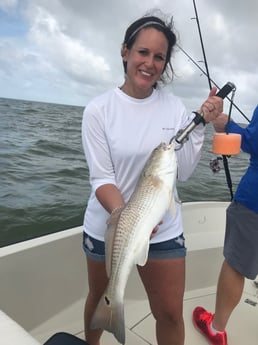 Redfish fishing in Galveston, Texas