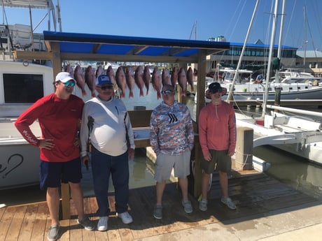 Red Snapper Fishing in South Padre Island, Texas