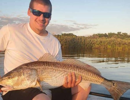 Redfish fishing in New Smyrna Beach, Florida