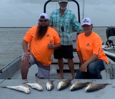 Redfish fishing in Port O&#039;Connor, Texas