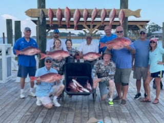 Red Snapper fishing in Orange Beach, Alabama