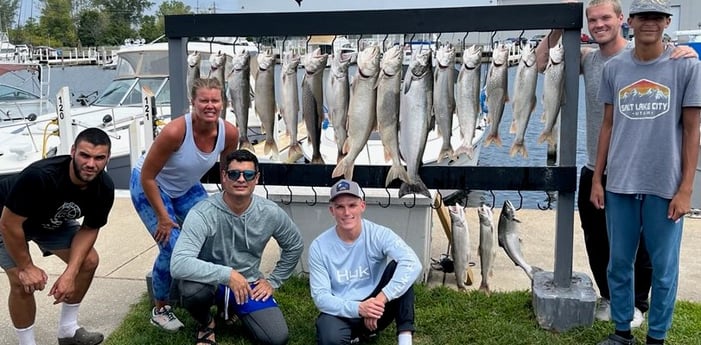 Lake Trout fishing in St. Joseph, Michigan