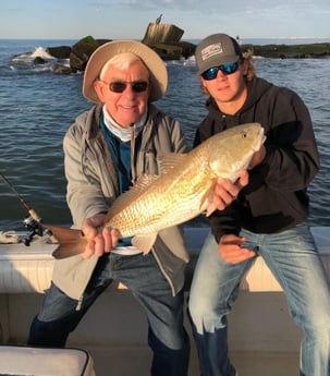 Redfish fishing in Galveston, Texas