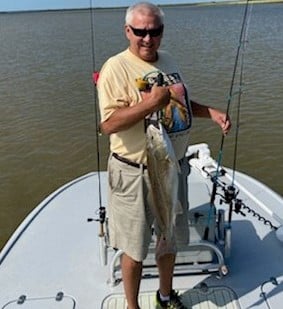 Redfish fishing in Matagorda, Texas