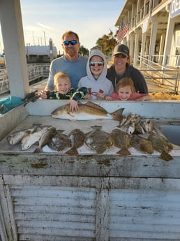 Black Drum, Flounder, Redfish, Speckled Trout Fishing in Galveston, Texas