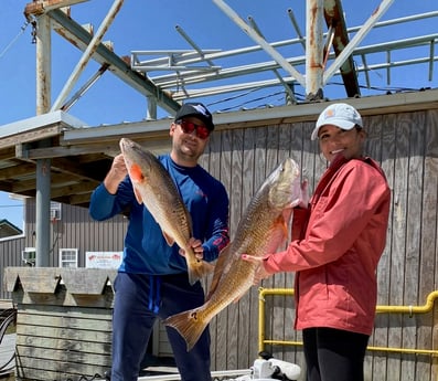 Redfish fishing in Venice, Louisiana