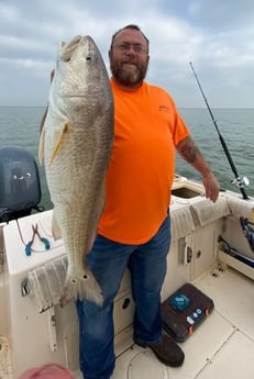 Flounder fishing in Galveston, Texas