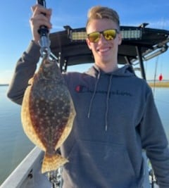 Flounder Fishing in Galveston, Texas