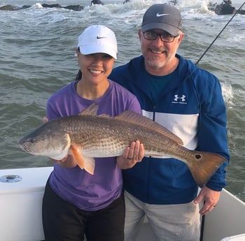 Redfish fishing in Galveston, Texas