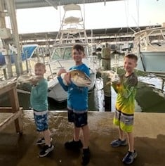 Blacktip Shark, Redfish Fishing in Galveston, Texas