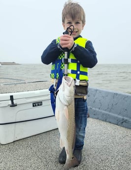 Redfish fishing in Galveston, Texas