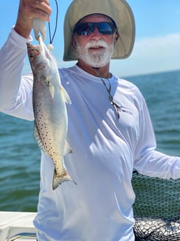 Speckled Trout / Spotted Seatrout fishing in Galveston, Texas