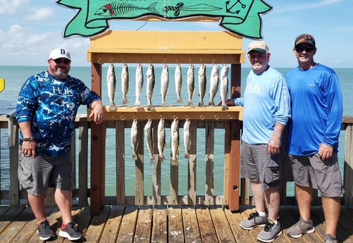 Speckled Trout / Spotted Seatrout fishing in Port Isabel, Texas