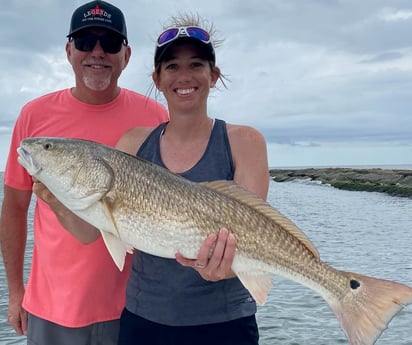 Redfish fishing in Port Arthur, Jefferson County