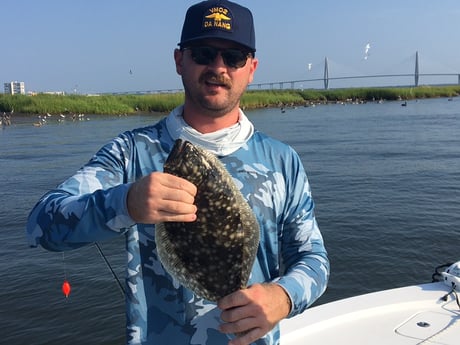 Flounder fishing in Charleston, South Carolina