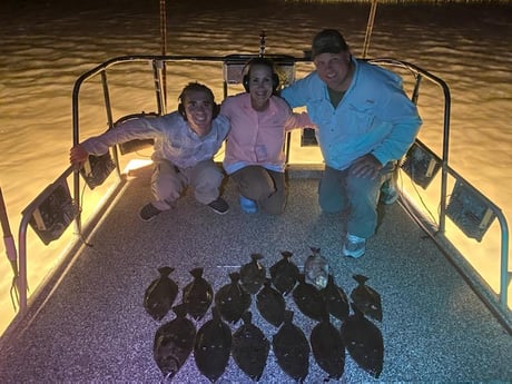 Flounder fishing in Freeport, Texas