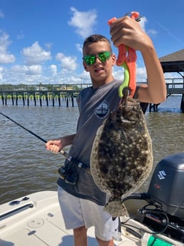 Flounder fishing in Wrightsville Beach, North Carolina