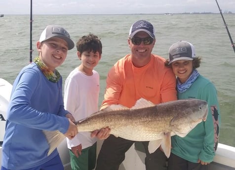 Redfish fishing in Freeport, Texas