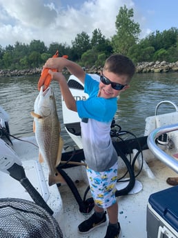 Redfish fishing in Galveston, Texas