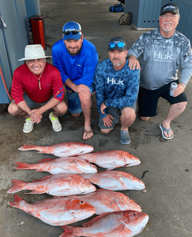 Red Snapper fishing in Galveston, Texas