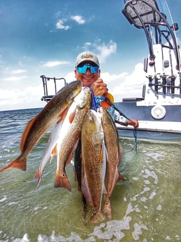 Redfish fishing in Rio Hondo, Texas