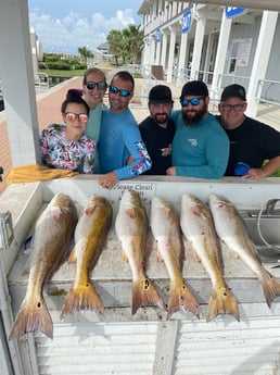 Redfish fishing in Galveston, Texas