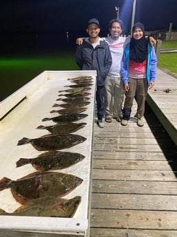 Flounder fishing in Freeport, Texas