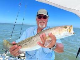 Speckled Trout Fishing in South Padre Island, Texas