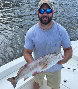 Redfish fishing in Beaufort, North Carolina