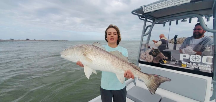 Redfish fishing in Port O&#039;Connor, Texas