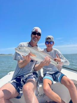 Redfish fishing in Wrightsville Beach, North Carolina