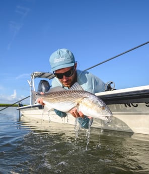 Redfish fishing in Wrightsville Beach, North Carolina, USA