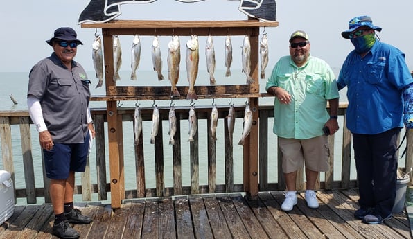 Redfish, Speckled Trout / Spotted Seatrout fishing in Port Isabel, Texas