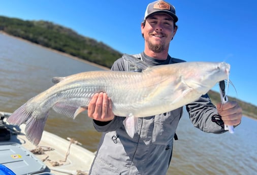 Blue Catfish Fishing in Whitney, Texas