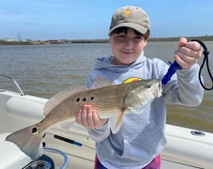 Redfish fishing in Surfside Beach, Texas