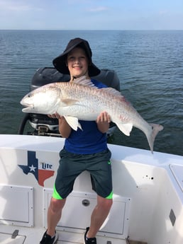 Redfish fishing in Surfside Beach, Texas