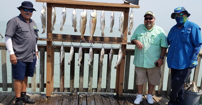 Redfish, Speckled Trout / Spotted Seatrout fishing in Port Isabel, Texas