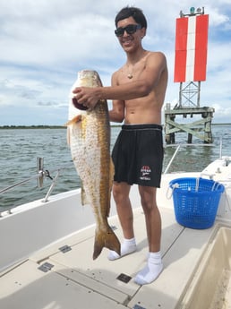 Redfish fishing in Galveston, Texas