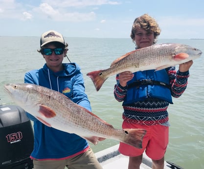 Redfish fishing in Port Aransas, Texas