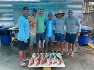 Mahi Mahi, Mangrove Snapper, Red Snapper Fishing in Destin, Florida