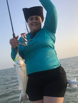 Redfish fishing in South Padre Island, Texas