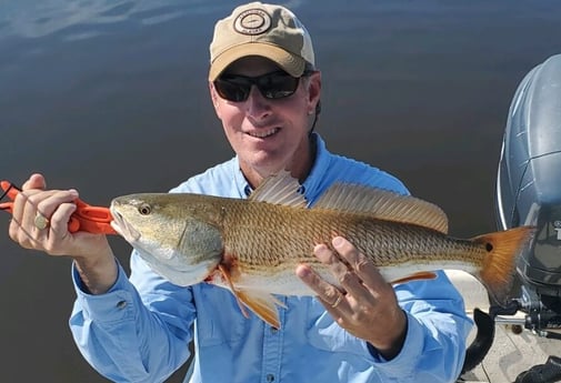 Redfish fishing in Beaufort, North Carolina