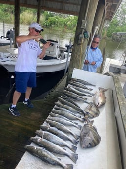 Redfish, Sheepshead, Speckled Trout Fishing in Delacroix, Louisiana