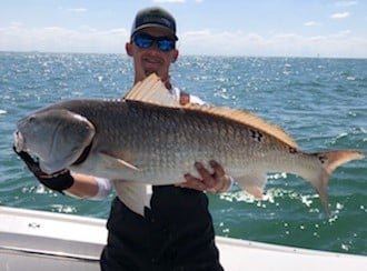 Redfish fishing in Freeport, Texas