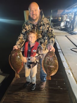 Flounder fishing in Port O&#039;Connor, Texas