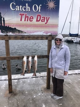 Redfish fishing in Rockport, Texas