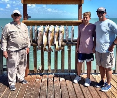 Redfish, Speckled Trout / Spotted Seatrout fishing in South Padre Island, Texas