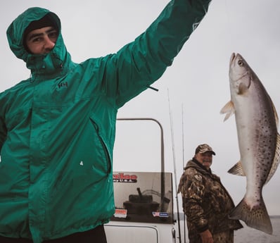 Speckled Trout / Spotted Seatrout fishing in Galveston, Texas