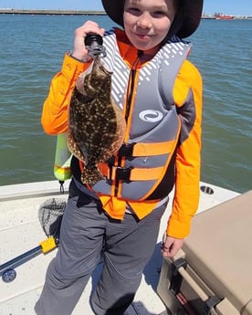 Flounder fishing in Freeport, Texas